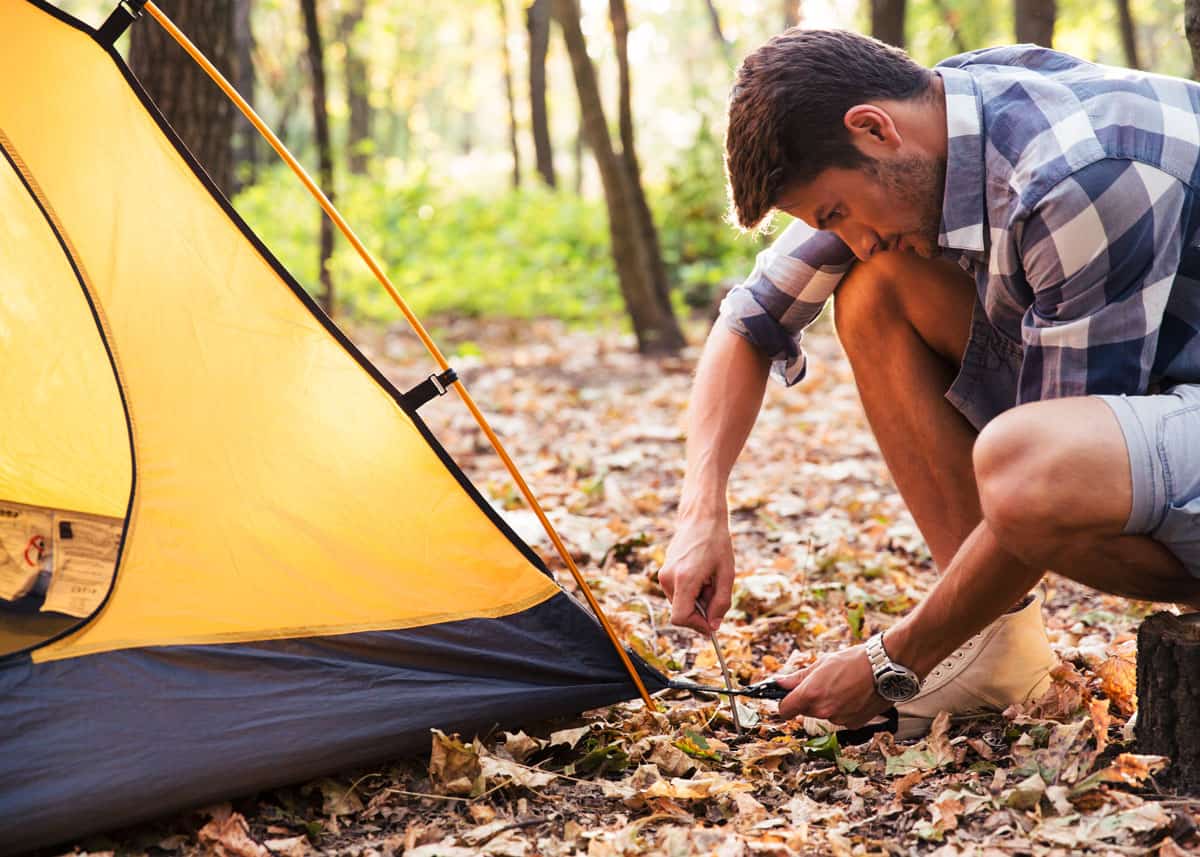 How to quickly install tent DIY