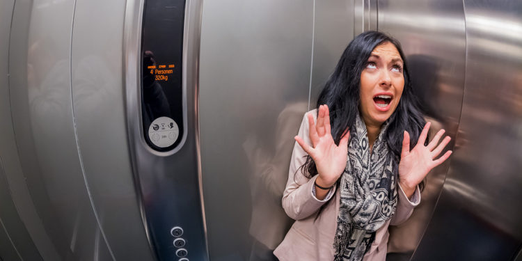 What to do when stuck in a lift.